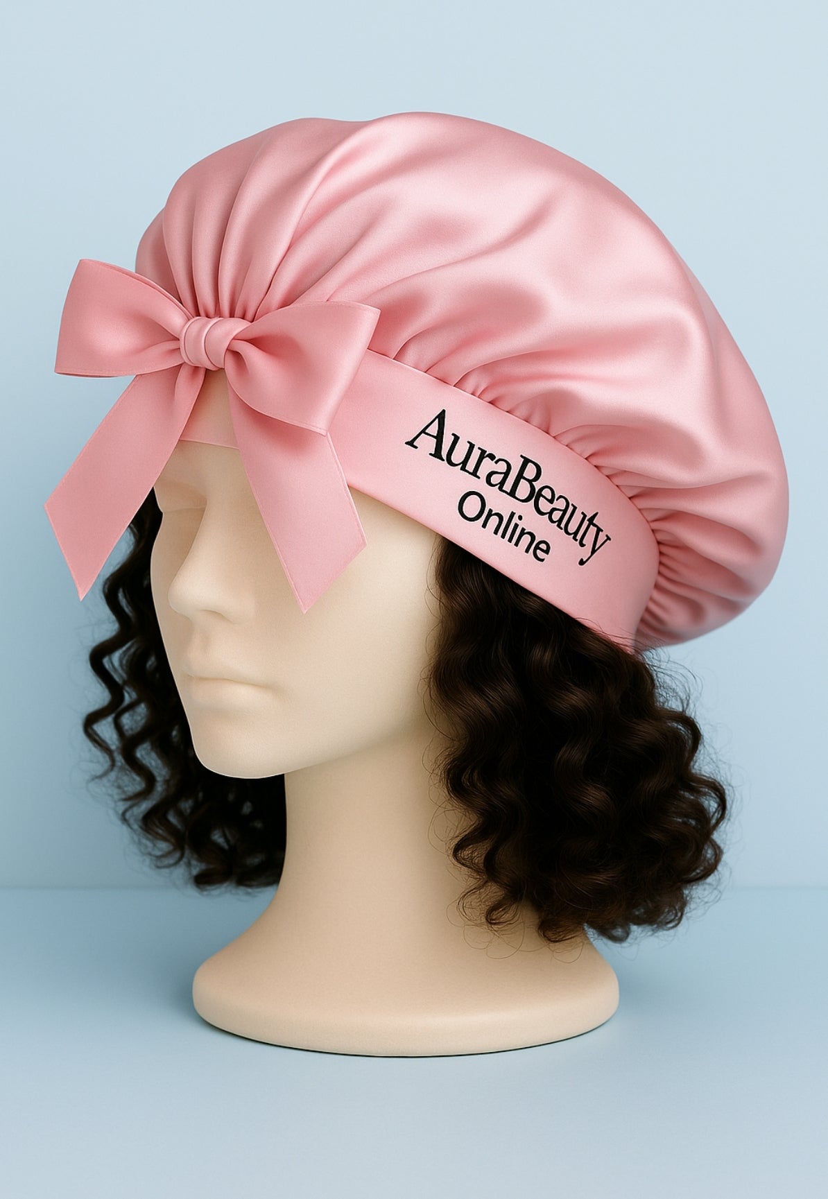Bonnet en Satin pour Cheveux – Protection Nocturne avec Bandeau Ajustable