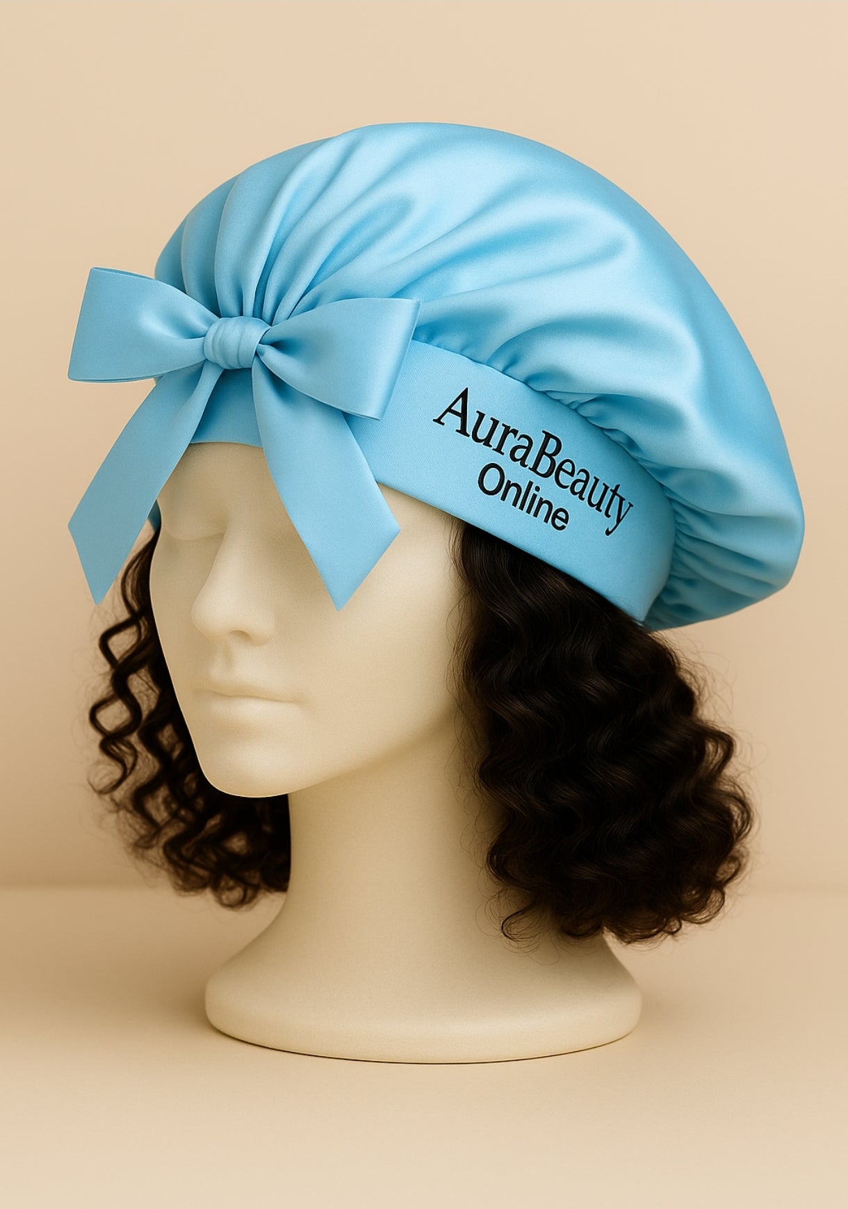 Bonnet en Satin pour Cheveux – Protection Nocturne avec Bandeau Ajustable