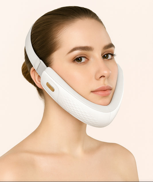 Appareil de Lifting Facial V-Shaped – Thérapie Photon LED, Microcourant & Vibration